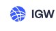 IGW logo: blue globe icon to the left of the letters IGW as branding.