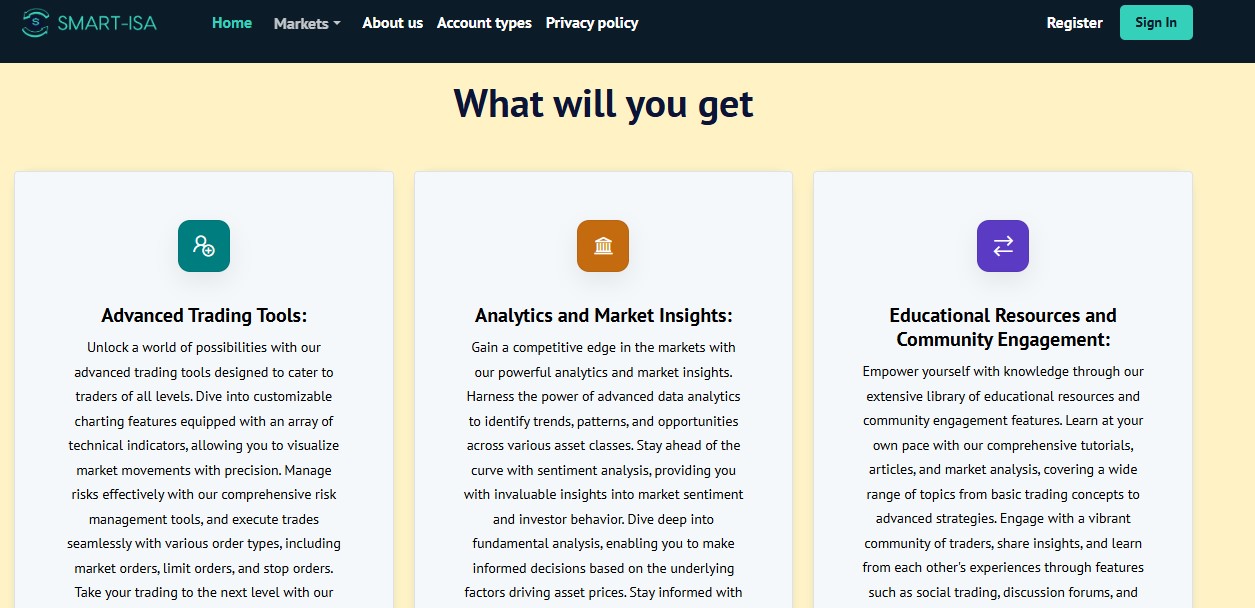 Smart-ISA Trading Tools