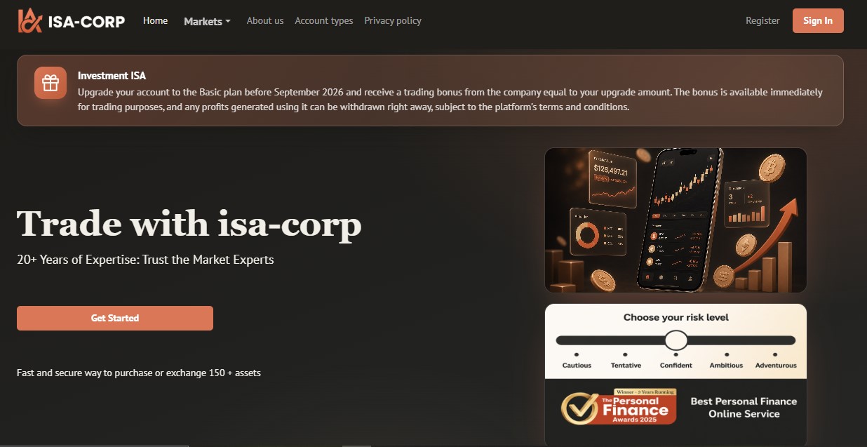 ISA Corp Homepage ISA Corp Homepage