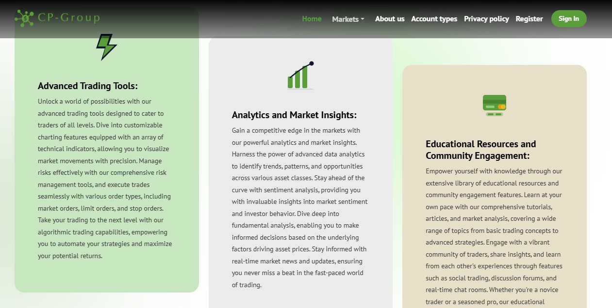 CP-Group Trading Tools